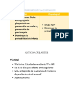 Antiagregantes y Antiplaquetarios