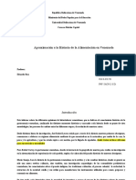 Aproximación A La Historia Alimentación Venezolana