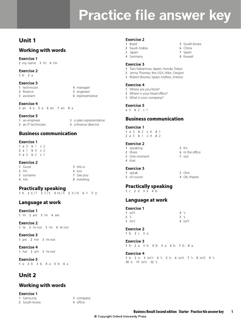 Answers Practice File 2020 | PDF | Business