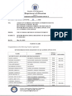 Shs MEMO PASSERS PDF