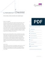DCS-021 Data Center Evaluation Checklist Sheet - Revised Title - r1