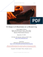 10 Steps To E-Business On A Shoestring