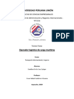 Servicio de Operador Logistico en El Perú PDF