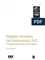 Reglamento Basquetbol 3X3 2020