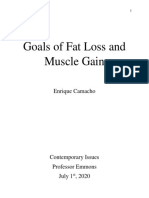 Goals of Fat Loss and Muscle Gain