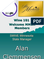 Wine 101 Welcome MMBA Members