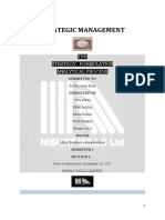 Nishat Textile Strategic Management Framework