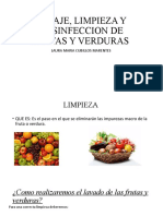 Entrega 1 Pesaje, Limpieza y Desinfeccion de Frutas y Verduras