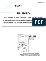 AIPHONE JK-1MED Operation Manual