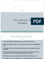 The History of Tourism
