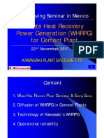 Kawasaki Waste Heat Recovery Cement Plant PDF