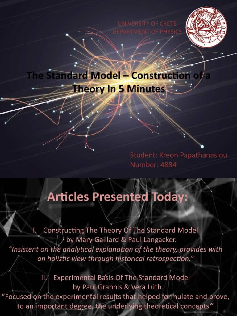 Understanding the Standard Model in 5 Minutes | PDF | Standard Model ...