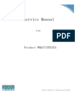 Service Manual: Product WMA07DXESXS