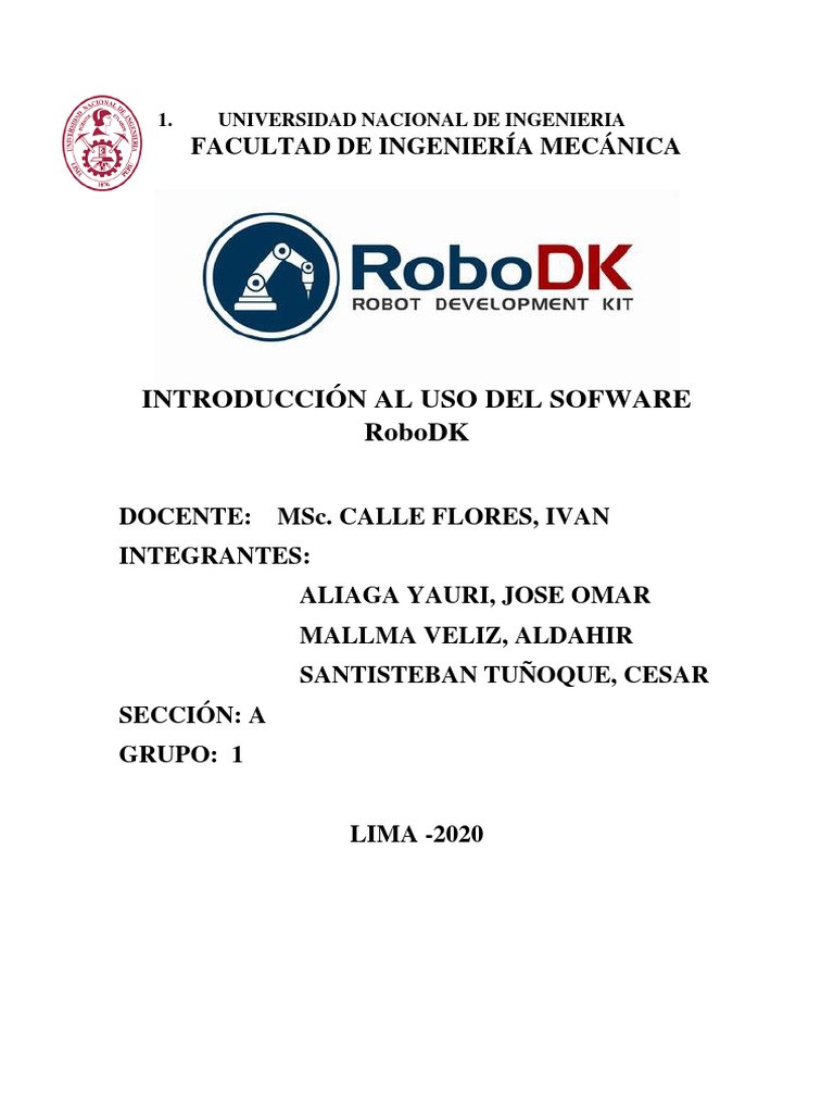 Introducción a RoboDK: Guía y Tutorial | PDF | Robot | Robótica