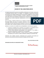 COMUNICADO 2020 PNSR-MVCS