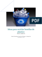 Ideas para Reciclar Botellas de Plastico