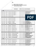 Fakultas Sains Dan Matematika Universitas Diponegoro Draf Jadwal Kuliah Semester Genap Tahun Akademik 2018/2019 Departemen Kimia