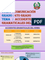 4° Accidentes Gramaticales Del Verbo - T2