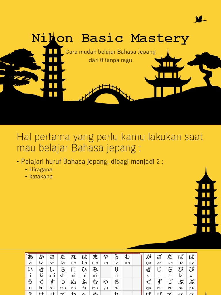 Panduan Belajar Nihongo untuk Pemula | PDF