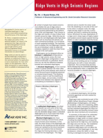 Ridge Vents in High Seismic Regions: Technical Bulletin