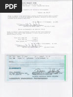 EXTRATO E 9º CHEQUE