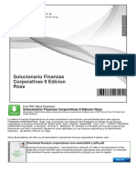 Solucionario Finanzas Corporativas 9 Edicion Ross PDF