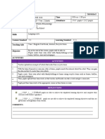 Subject: English: Date Time Class Attendance Topic