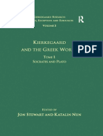 (Kierkegaard Research - Sources, Reception and Resources 2) Katalin Nun, Jon Stewart (Eds.) - Kierkegaard and The Greek World. Tome I - Socrates and Plato-Routledge (2010)