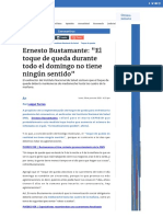 expreso - ernesto bustamante_ _el toque de queda durante todo el domingo no tiene ningún sentido_ _ expreso