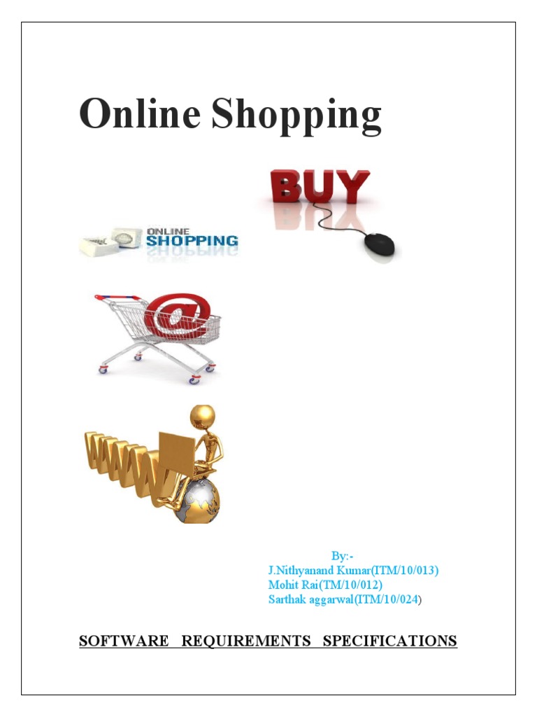 SRS for Online Shopping System | PDF | Online Shopping | Software ...