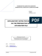 Explanatory Notes For Industry On The Preparation of A Site Master File
