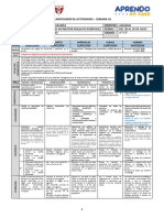Planificador de Actividades - SEMANA 16 PDF