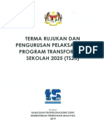 Terma Rujukan Dan Pengurusan Pelaksanaan Program Transformasi Sekolah 2025 TS25