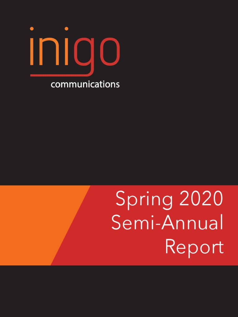 Inigo Spring 2020 Semi-Annual Report | PDF | Social Media | Popular ...