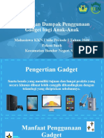 Penyuluhan Dampak Penggunaan Gadget Bagi Anak-Anak