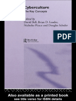 David J. Bell, Brian D. Loader, Nicholas Pleace, Douglas Schuler (Editors) - Cyberculture - The Key Concepts-Routledge (2004) PDF
