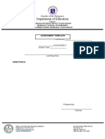 Philippines school assessment template