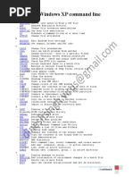 Windows XP Command Line