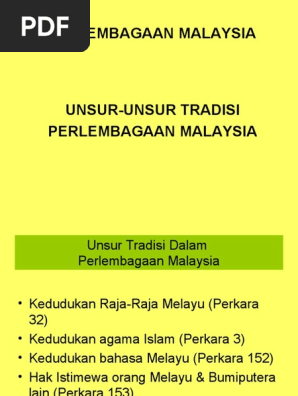 Kuliah 3 - Perlembagaan Malaysia  PDF