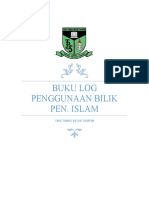 Buku Log Penggunaan Bilik Pen