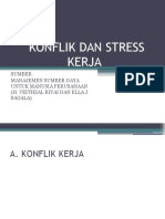 KONFLIK & STRES KJ &TEAM (13-14) Dr. Alih