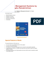 Database Management Systems by Raghu Ramakrishnan: Special Features of Book