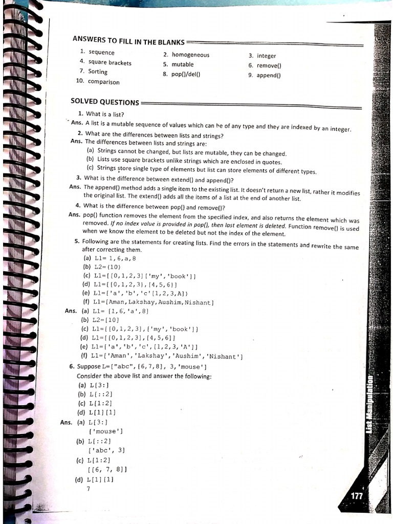 Preeti Arora List Questions | PDF
