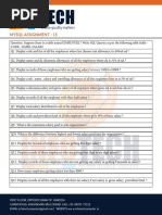 infotech mysql assignment15