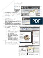 Add Custom Animations PowerPoint 2007