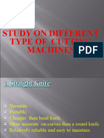 Study On Different Type of Cutting Machines