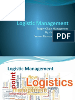 Supply Chain and Logistics Management Document