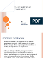 Strategic Evaluation