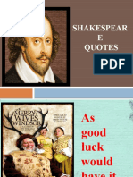 SHAKESPEARE Quotes