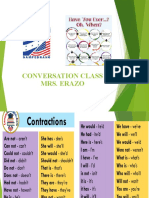 Conversation Class Contractions